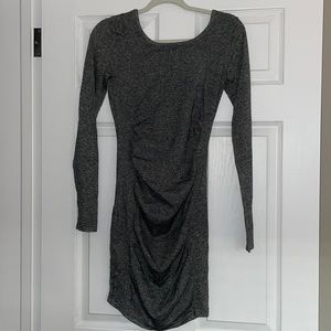NWOT Express fitted sweater dress with open back